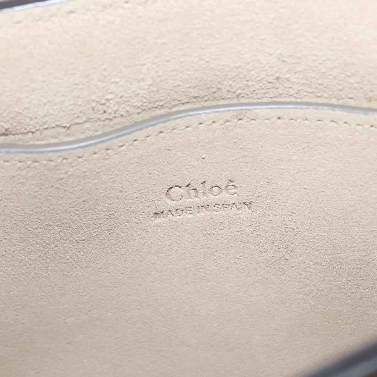 Chloe Faye Leather And Suede Beige Suede Bag (Pre-Owned)