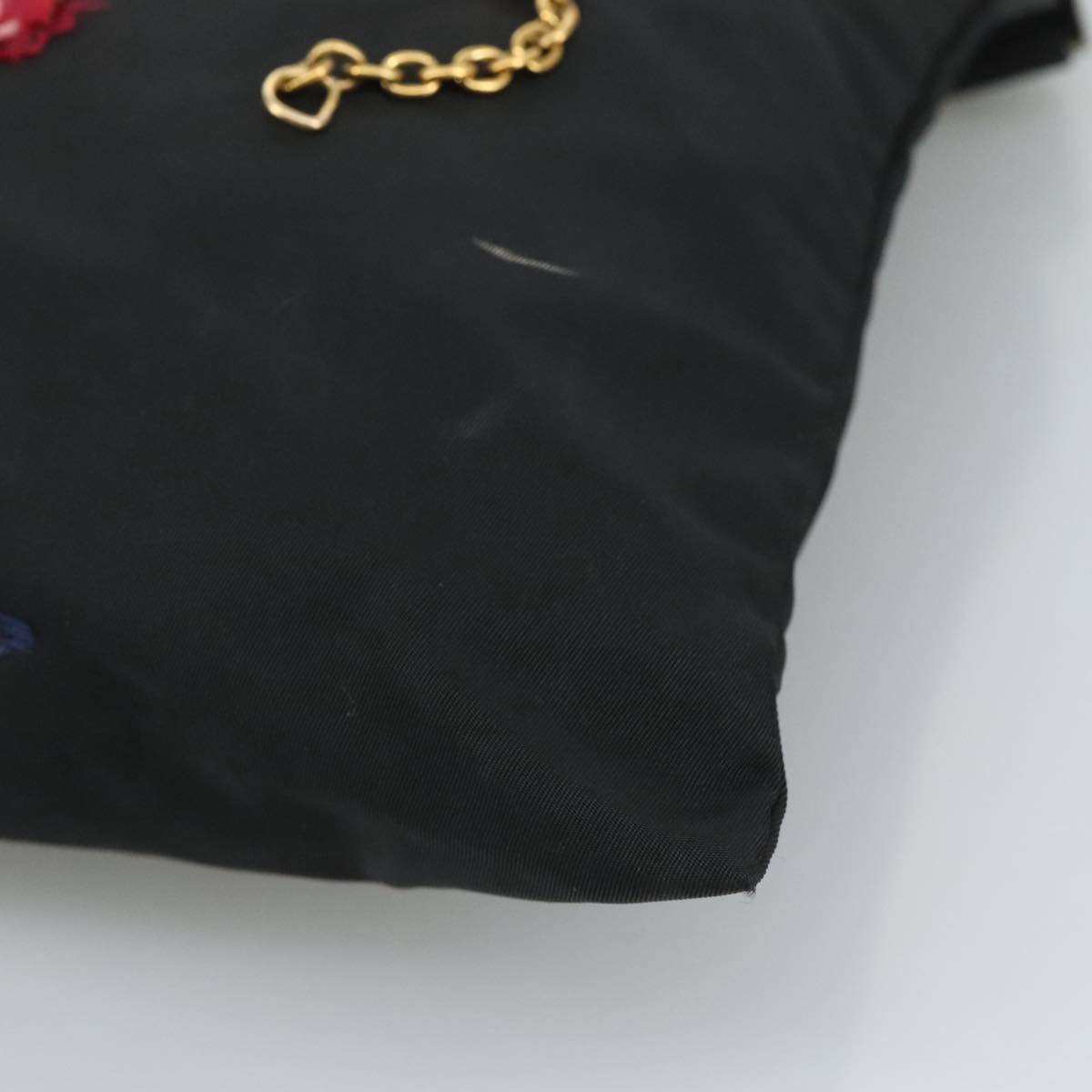 Prada Black Synthetic Shoulder Bag (Pre-Owned)