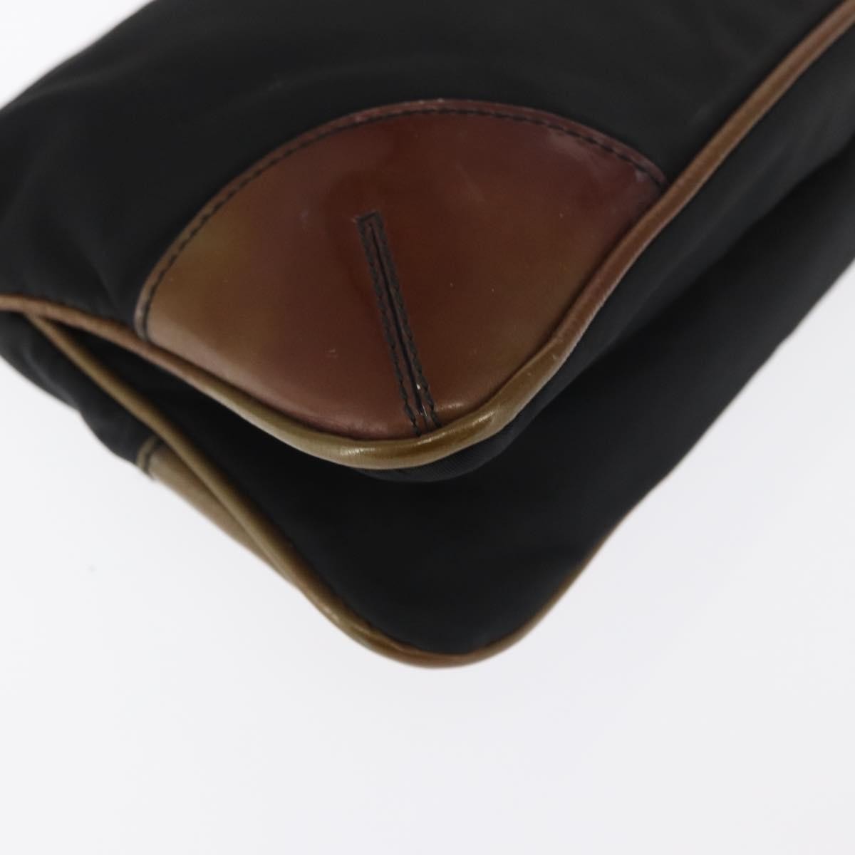 Prada Vintage Tessuto Black Nylon Shoulder Bag Bag (Pre-Owned)
