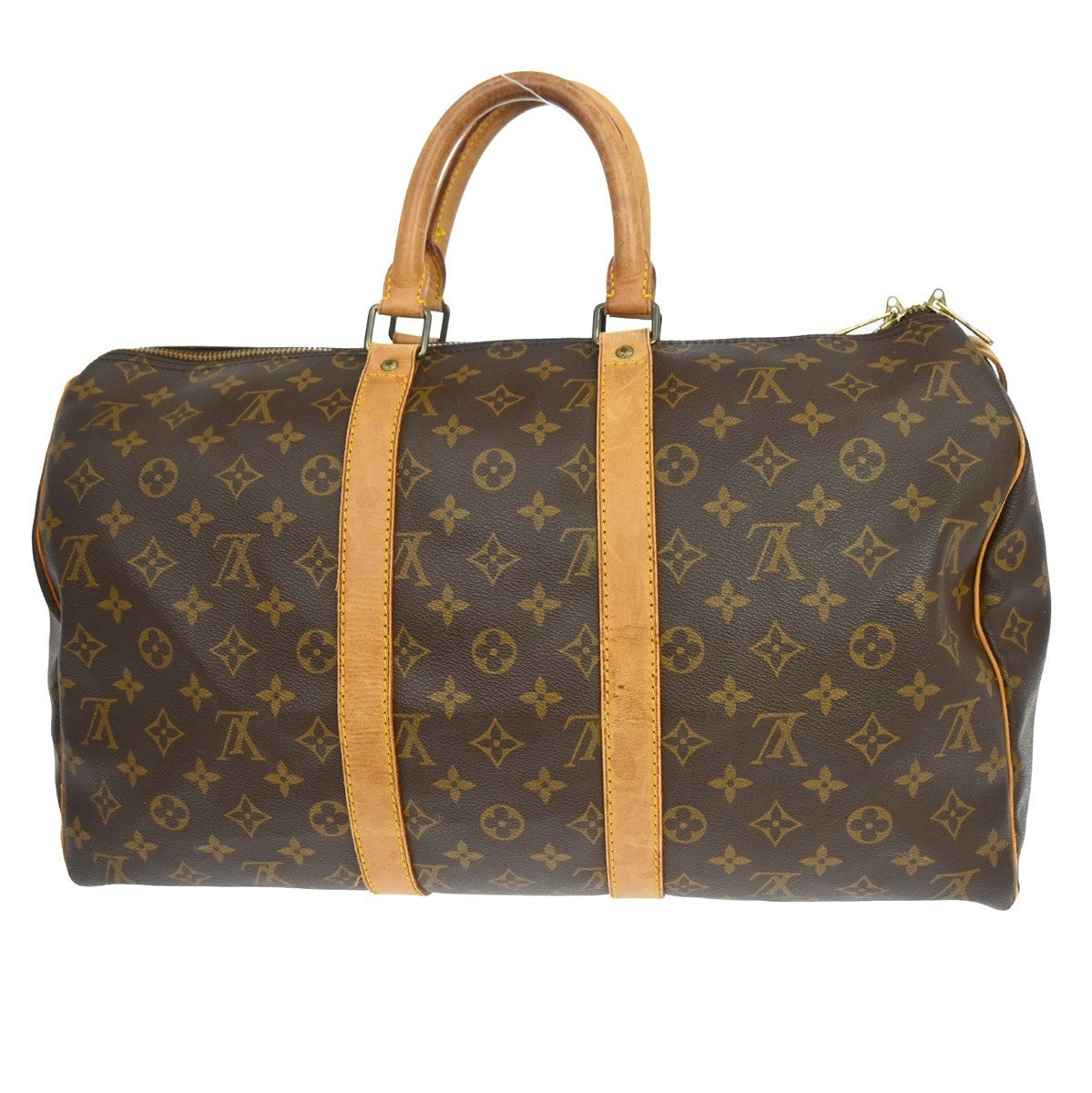 Louis Vuitton Keepall Monogram Canvas Brown Canvas Travel Bag Bag (Pre-Owned)