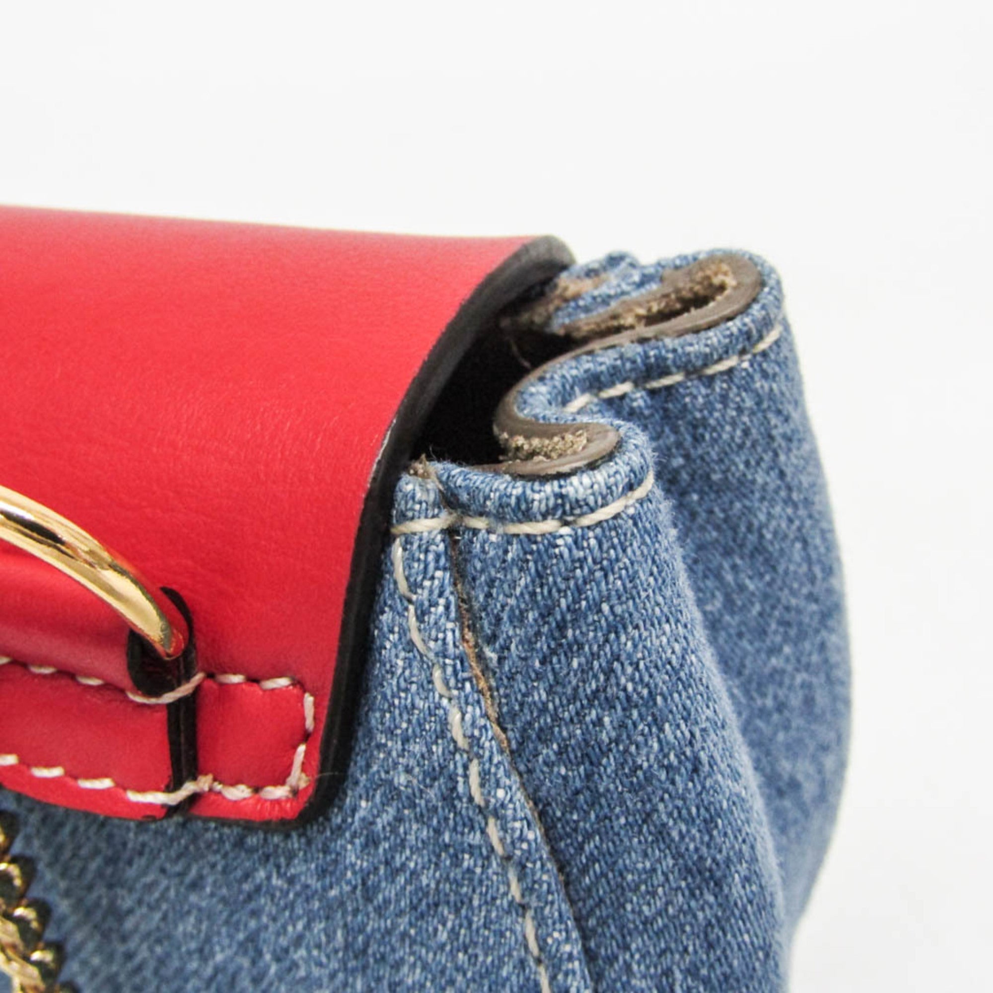 Chloe Drew Leather Multicolour Leather Backpack Bag (Pre-Owned)