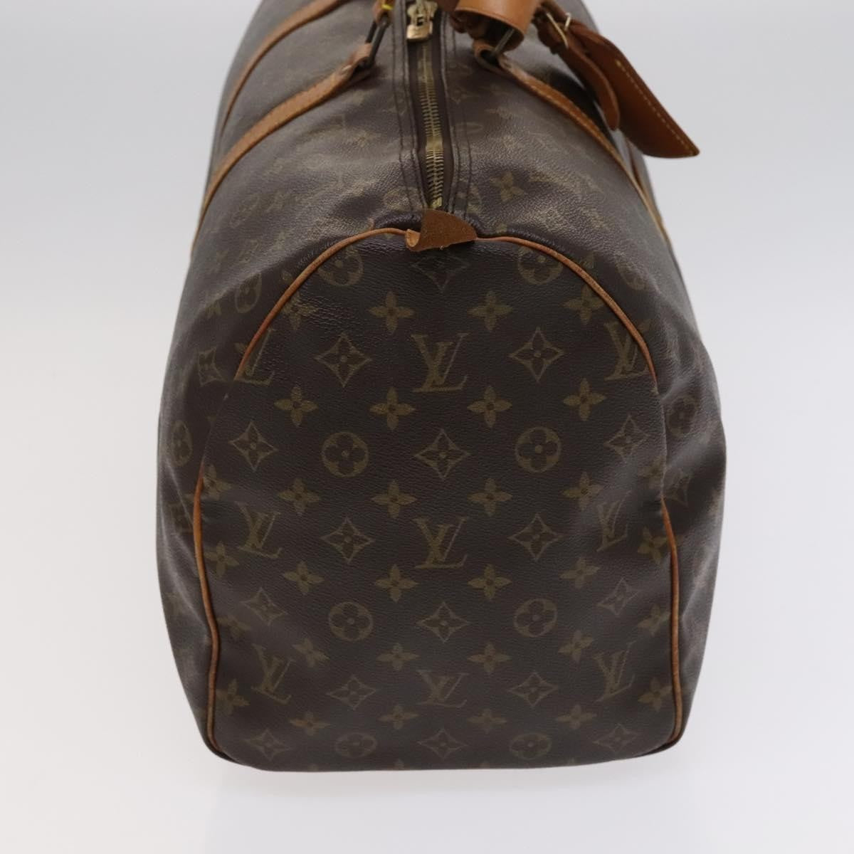 Louis Vuitton Keepall Monogram Canvas Brown Canvas Travel Bag Bag (Pre-Owned)