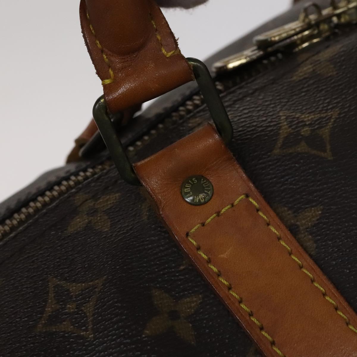Louis Vuitton Keepall 60 Brown Canvas Travel Bag (Pre-Owned)