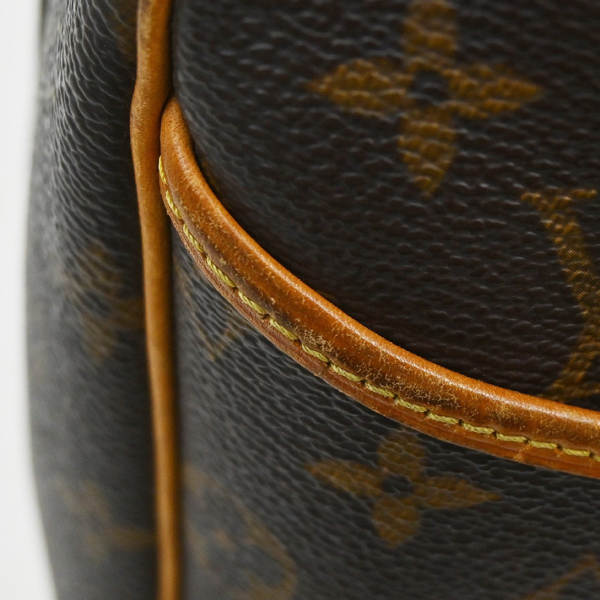 Louis Vuitton Deauville Monogram Brown Canvas Handbag (Pre-Owned)