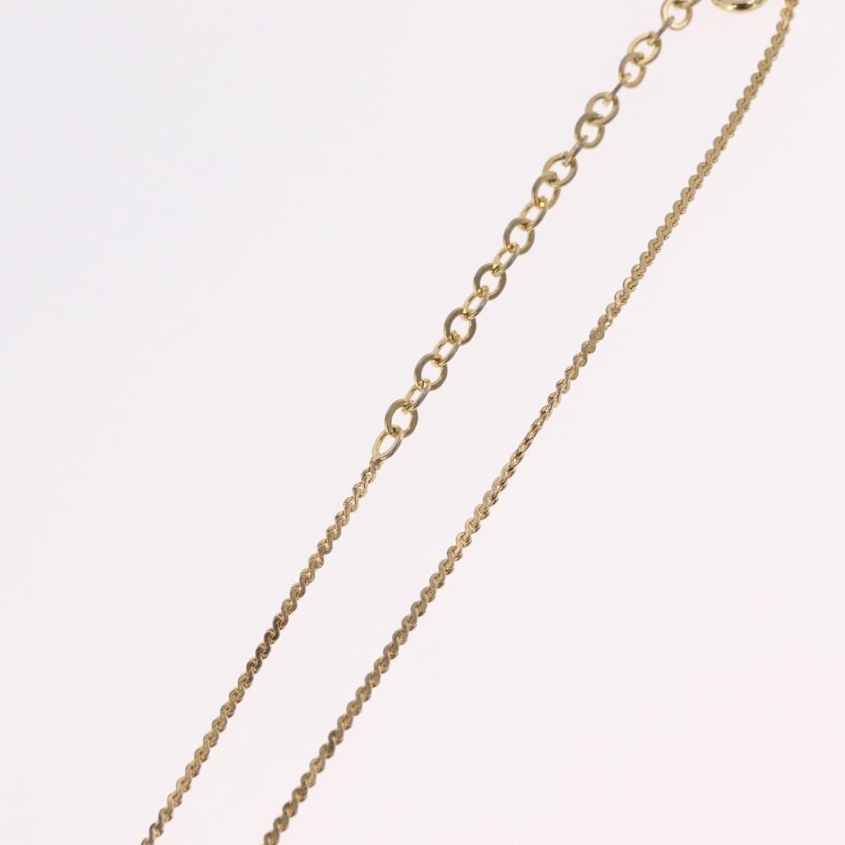 Christian Dior Cd Pendant Metal Gold Metal Necklace Jewelry (Pre-Owned)