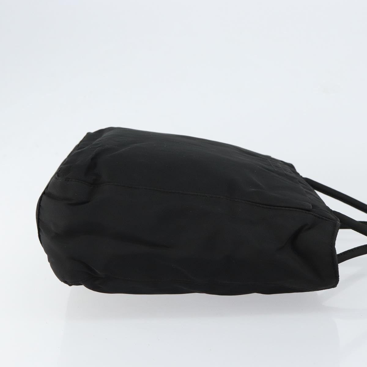 Prada Vintage Tote Tessuto Black Nylon Tote Bag Bag (Pre-Owned)