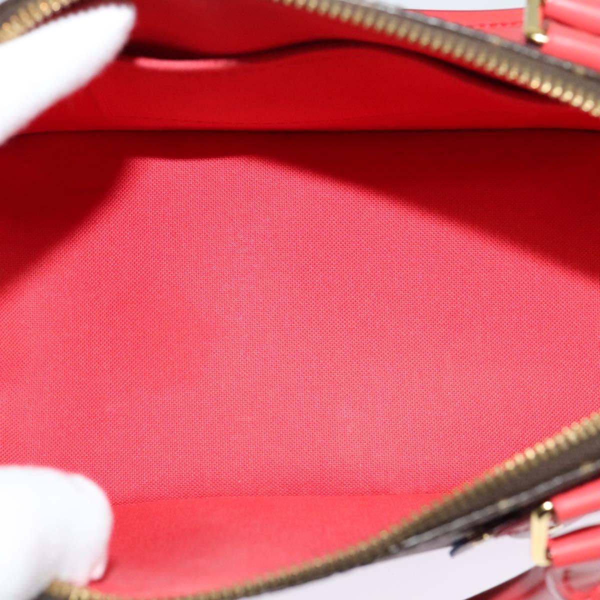Louis Vuitton Alma Bb Red Canvas Handbag (Pre-Owned)
