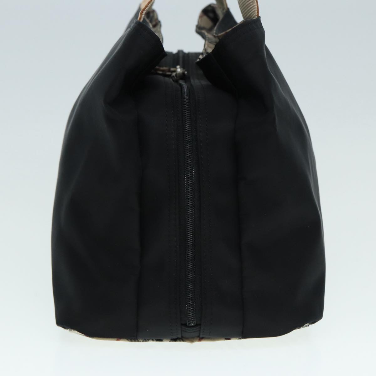 Burberry Nova Check Black Synthetic Tote Bag (Pre-Owned)