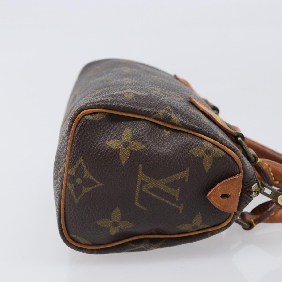 Louis Vuitton Speedy Mini Hl Monogram Canvas Brown Canvas Handbag (Pre-Owned)