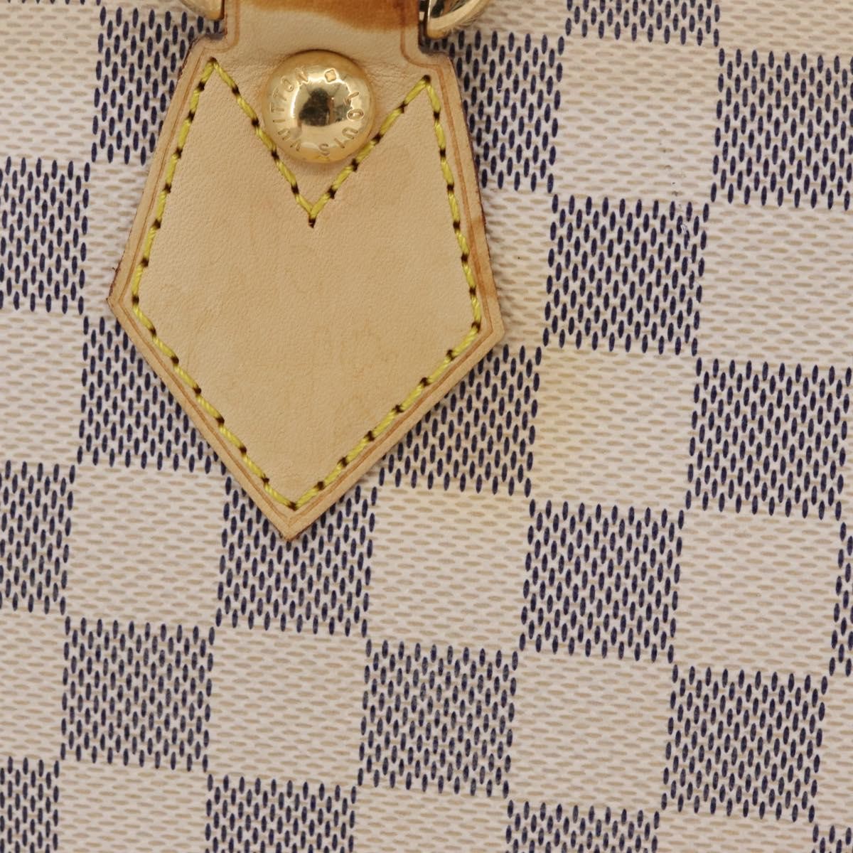 Louis Vuitton Saleya Damier White Canvas Handbag (Pre-Owned)