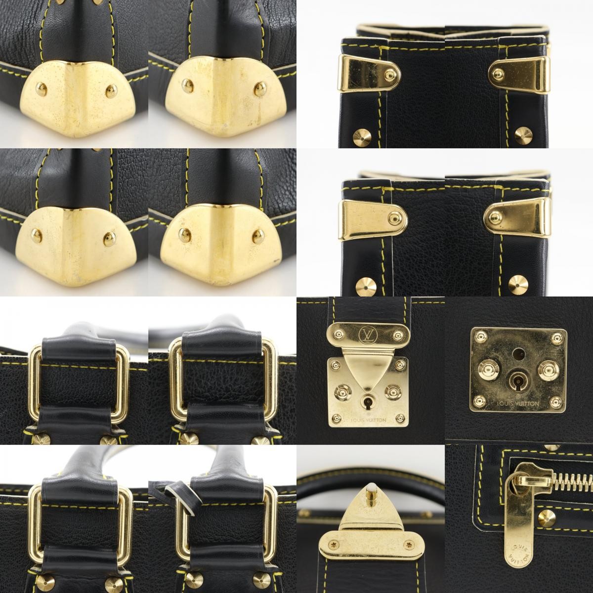 Louis Vuitton Suhali Le Fabuleux Leather Black Leather Handbag (Pre-Owned)