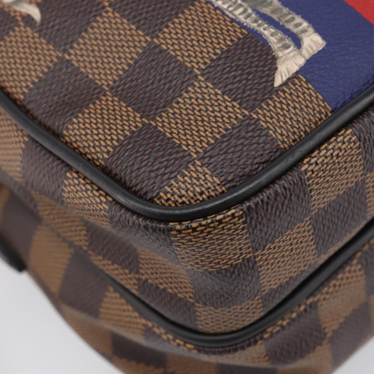 Louis Vuitton Amazone Limited Edition Chapman Savane Damier Brown Canvas Handbag (Pre-Owned)