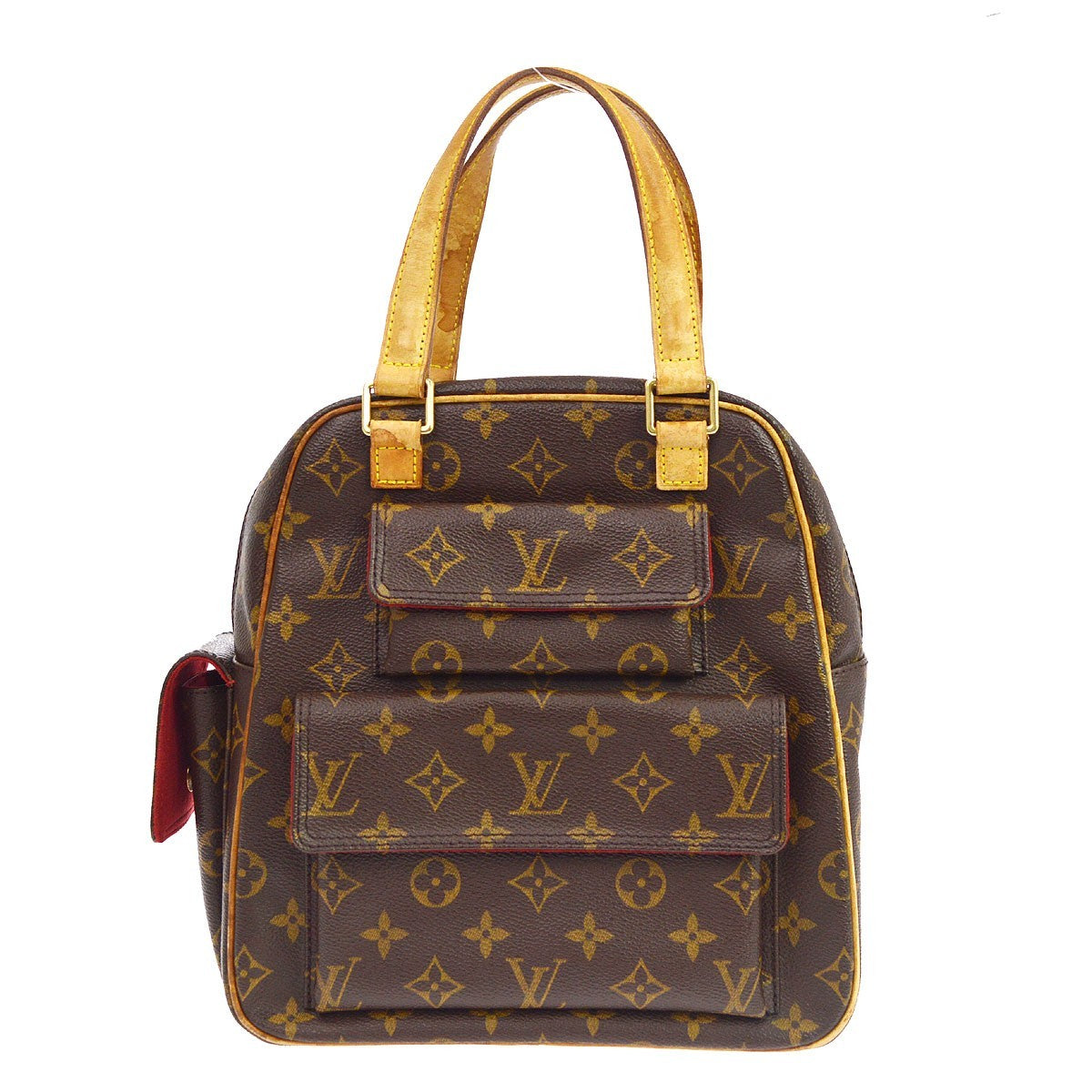 Louis Vuitton Excentri-Cite Monogram Canvas Brown Canvas Handbag (Pre-Owned)