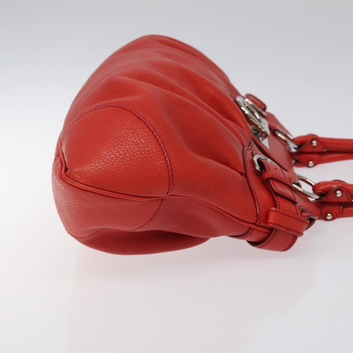 Salvatore Ferragamo Marisa Red Leather Handbag (Pre-Owned)