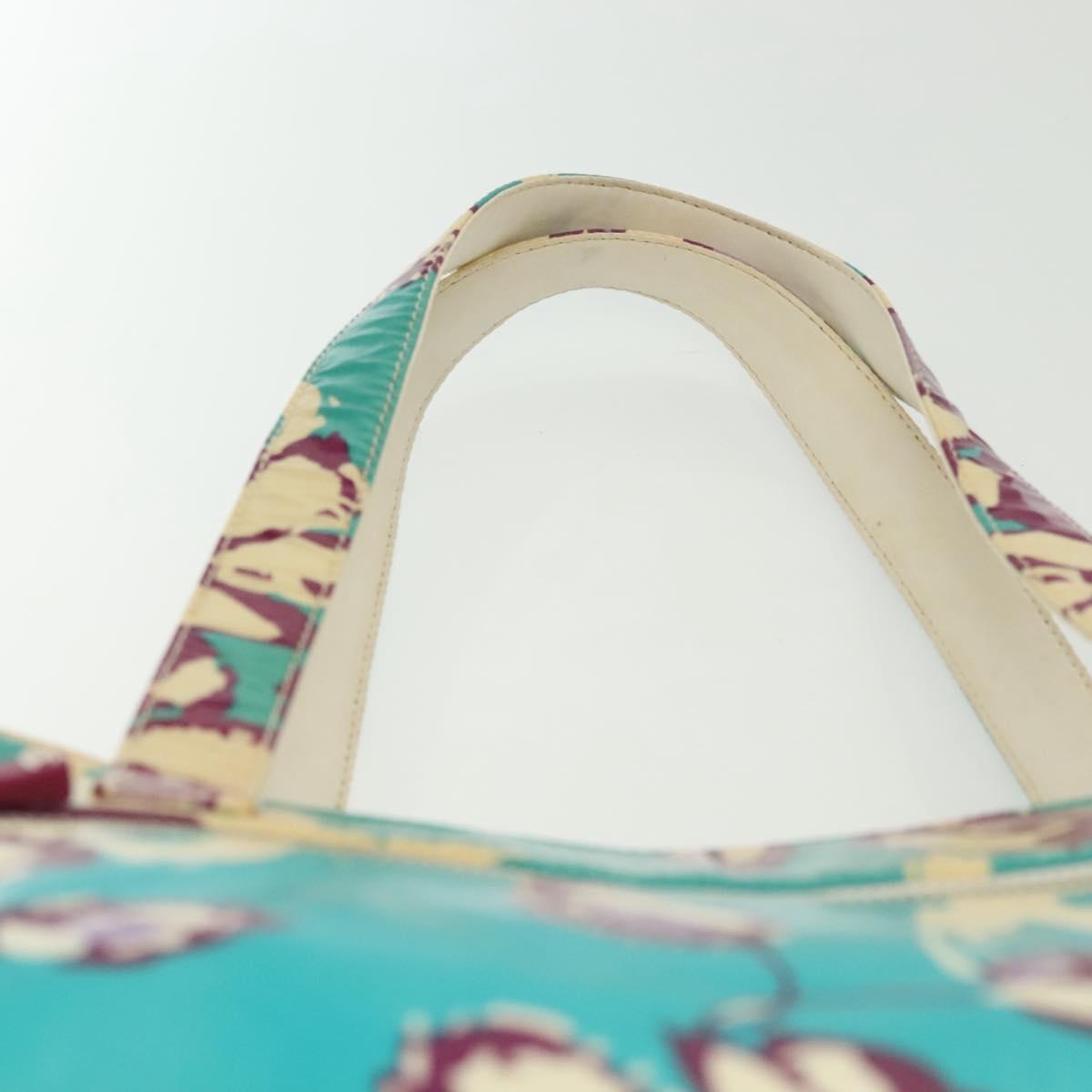 Chanel Blue Vinyl Tote Bag (Pre-Owned)