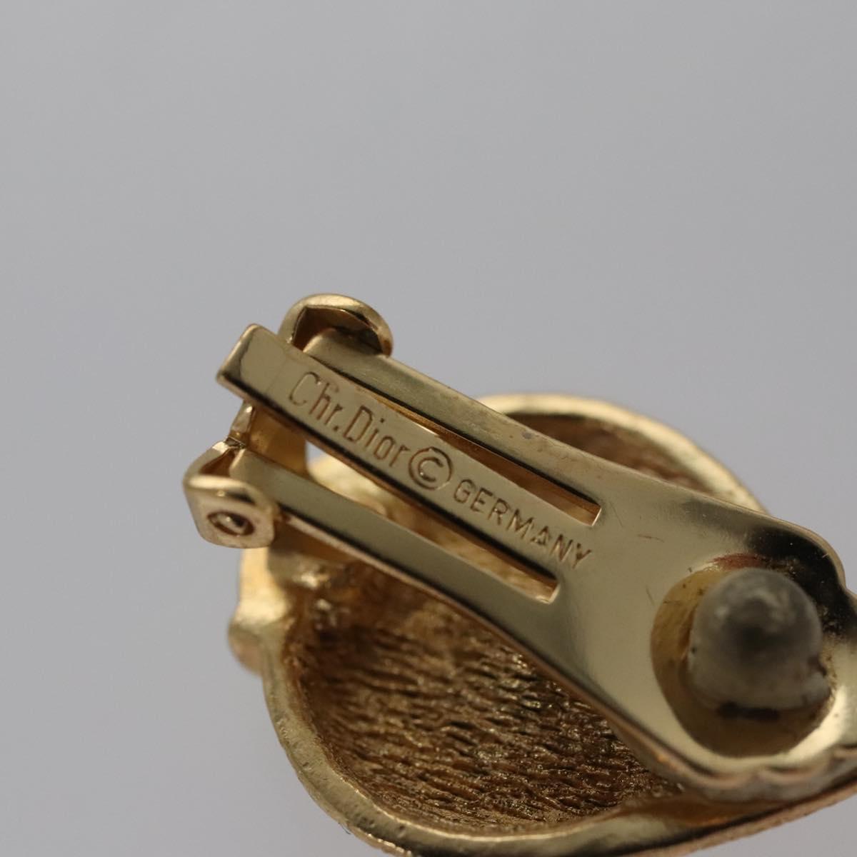 Dior -- Gold Gold Plated Earring Jewelry (Pre-Owned)