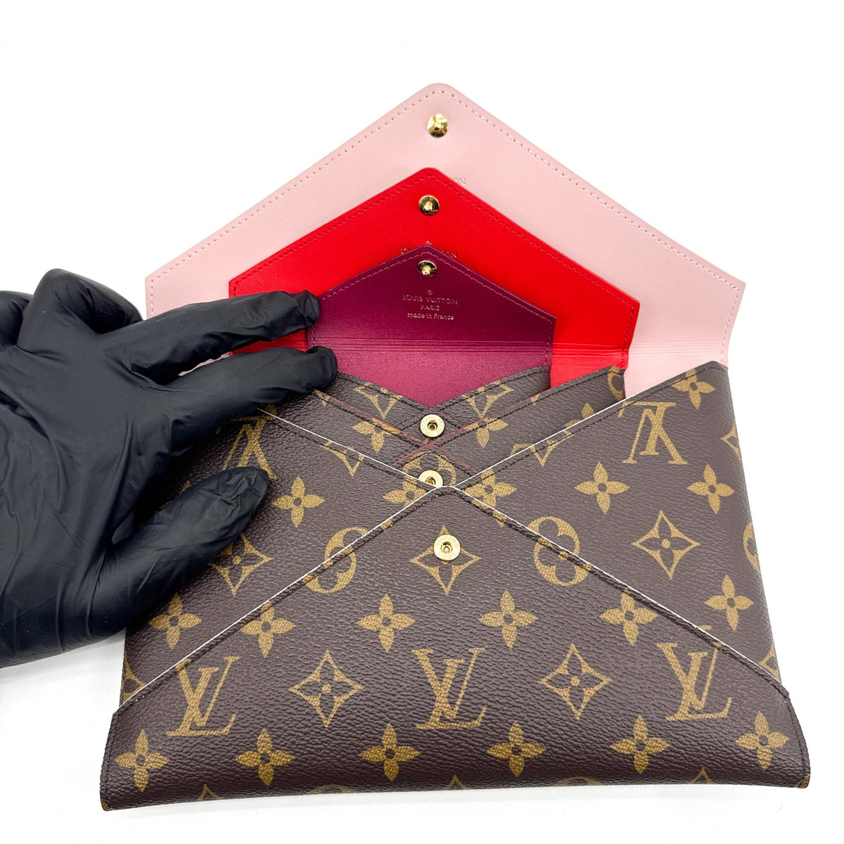Louis Vuitton Kirigami Pochette Monogram Canvas Brown Canvas Clutche & Pouche Bag (Pre-Owned)