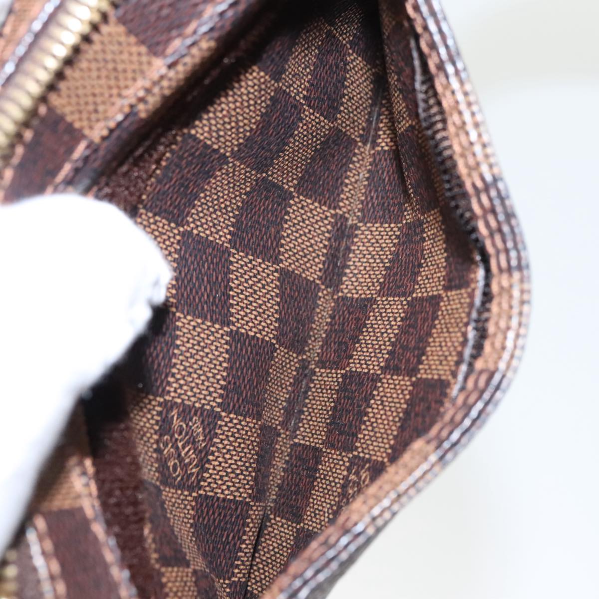 Louis Vuitton Geronimos Brown Canvas Shoulder Bag (Pre-Owned)