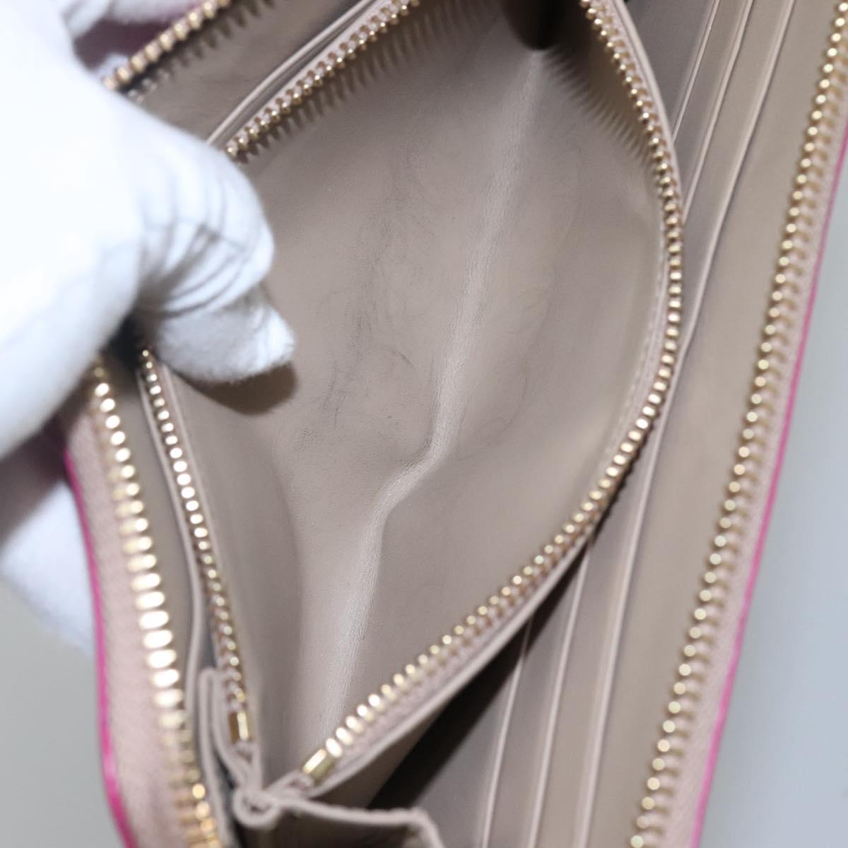 Loewe Anagram Pink Leather Wallet (Pre-Owned)