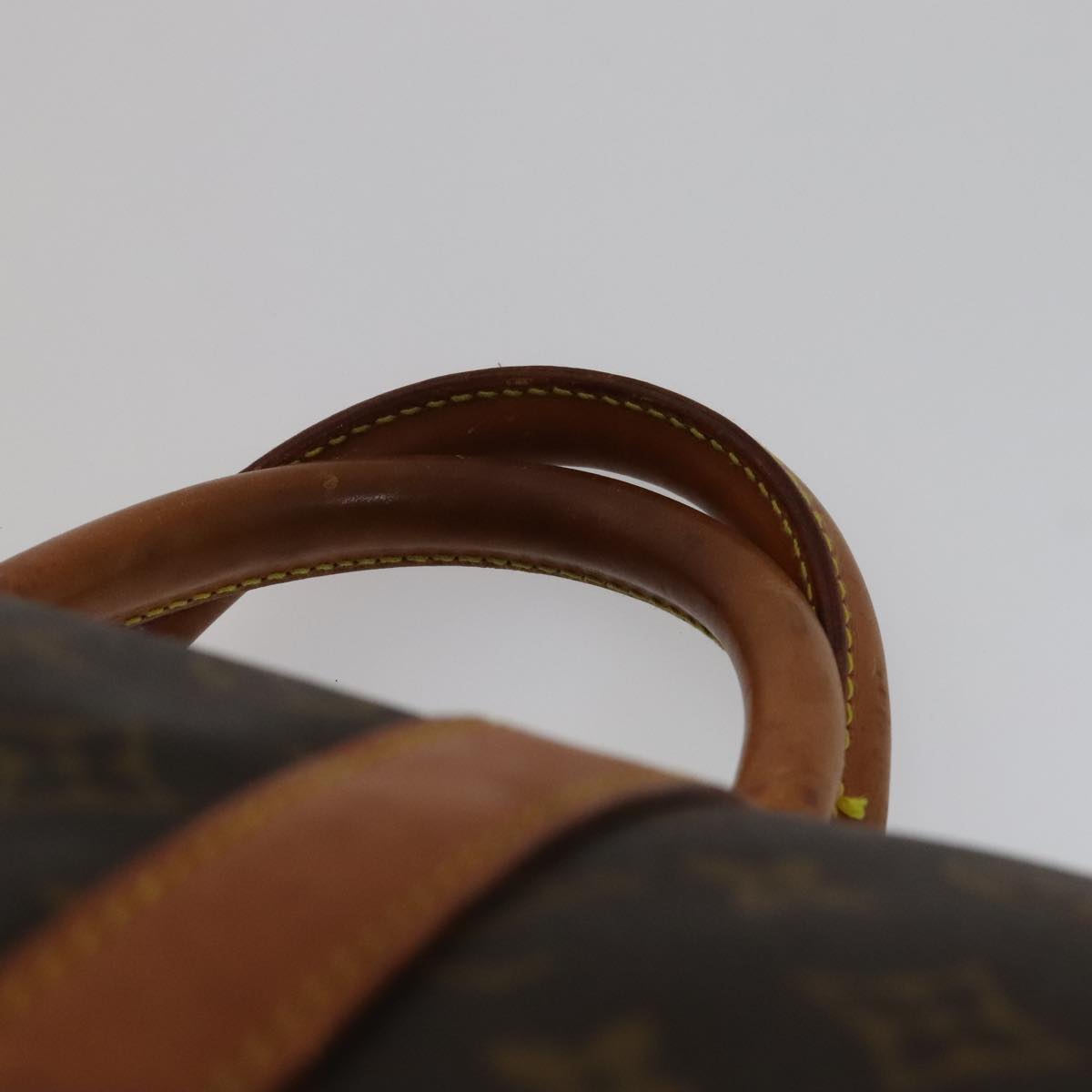 Louis Vuitton Keepall 55 Brown Leather Travel Bag (Pre-Owned)