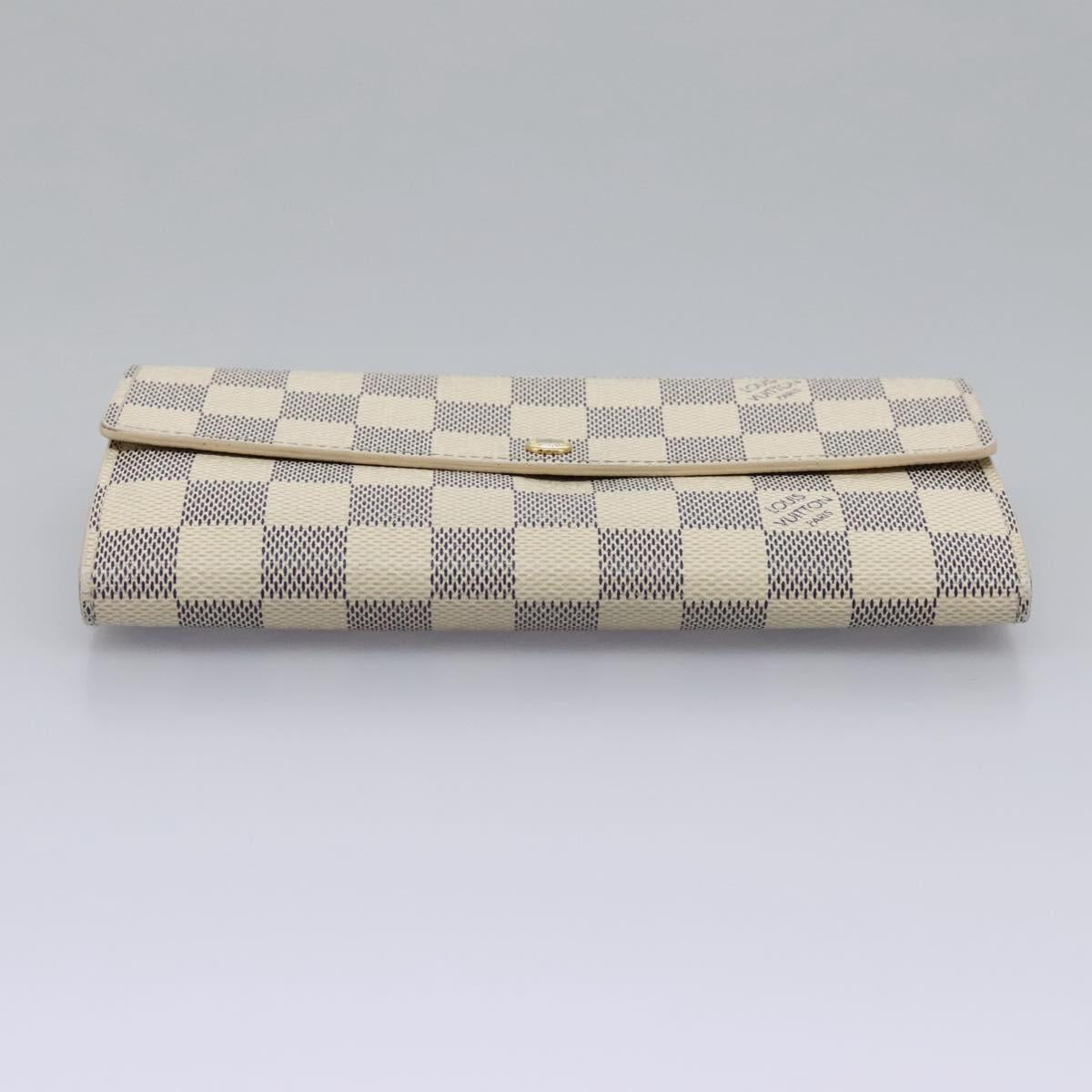 Louis Vuitton Sarah White Canvas Wallet (Pre-Owned)