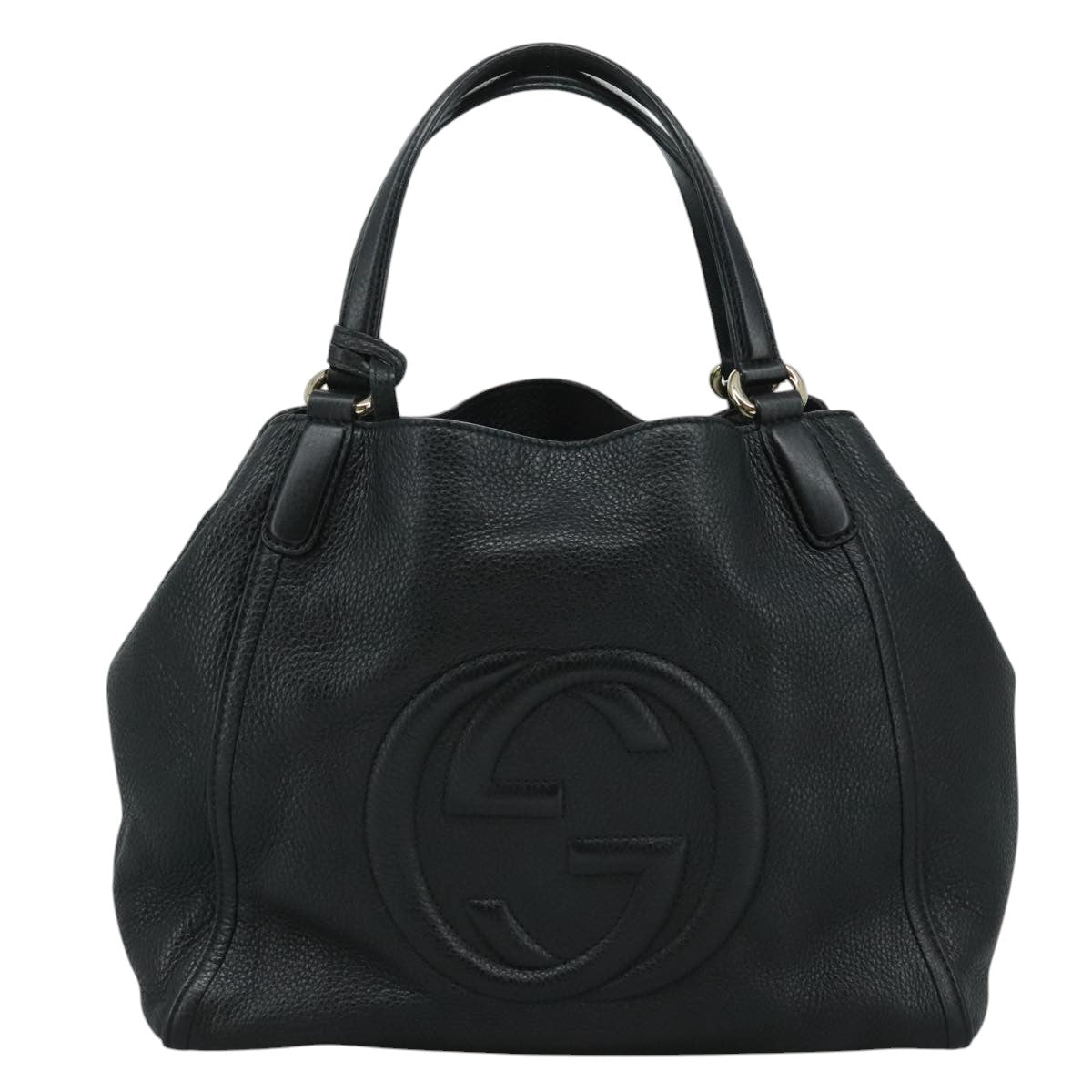 Gucci Soho Black Leather Handbag (Pre-Owned)