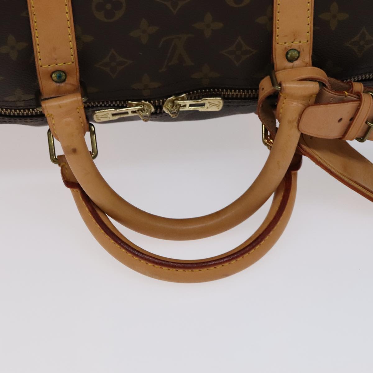 Louis Vuitton Keepall 60 Brown Canvas Travel Bag (Pre-Owned)