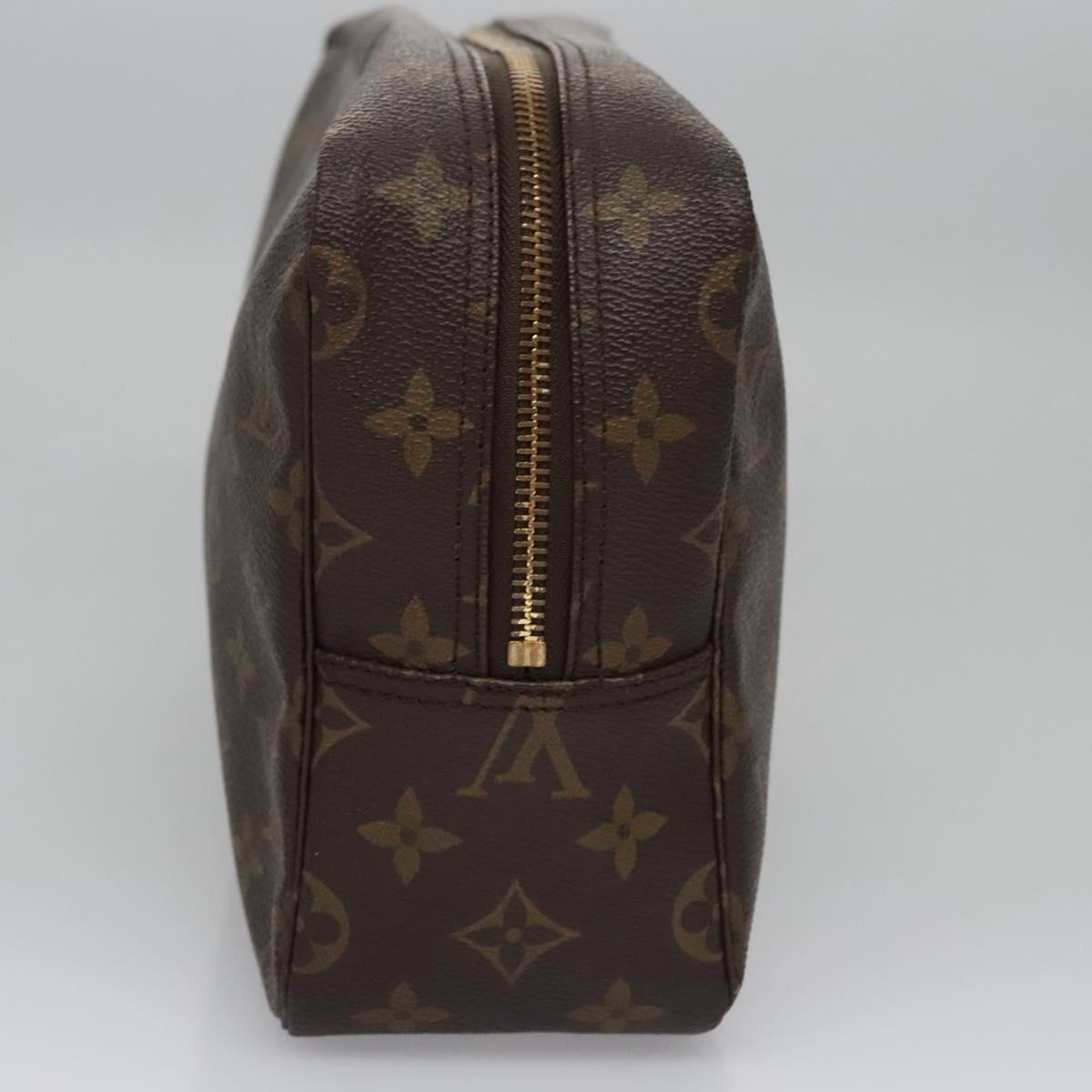 Louis Vuitton Trousse Toilette 28 Brown Canvas Clutch Bag (Pre-Owned)
