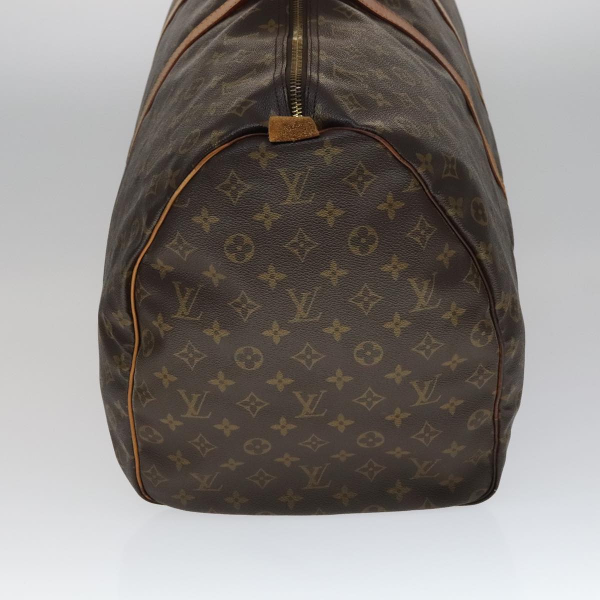 Louis Vuitton Keepall 60 Brown Canvas Travel Bag (Pre-Owned)