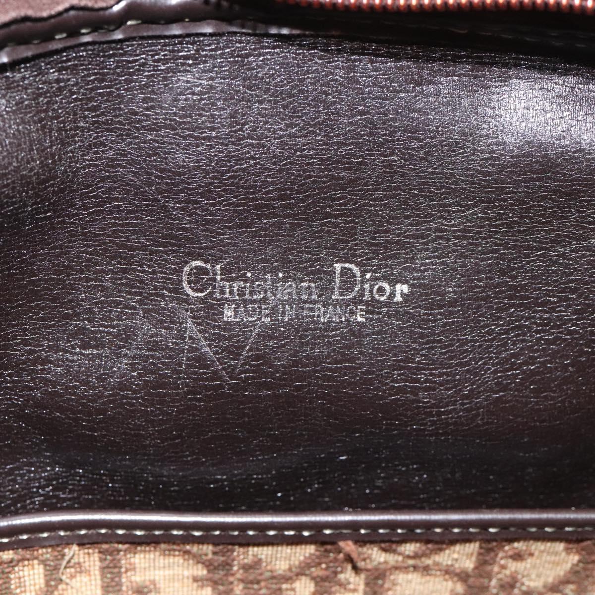 Dior Trotter Brown Canvas Handbag (Pre-Owned)