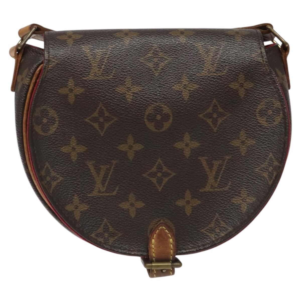 Louis Vuitton Tambourin Brown Canvas Shoulder Bag (Pre-Owned)