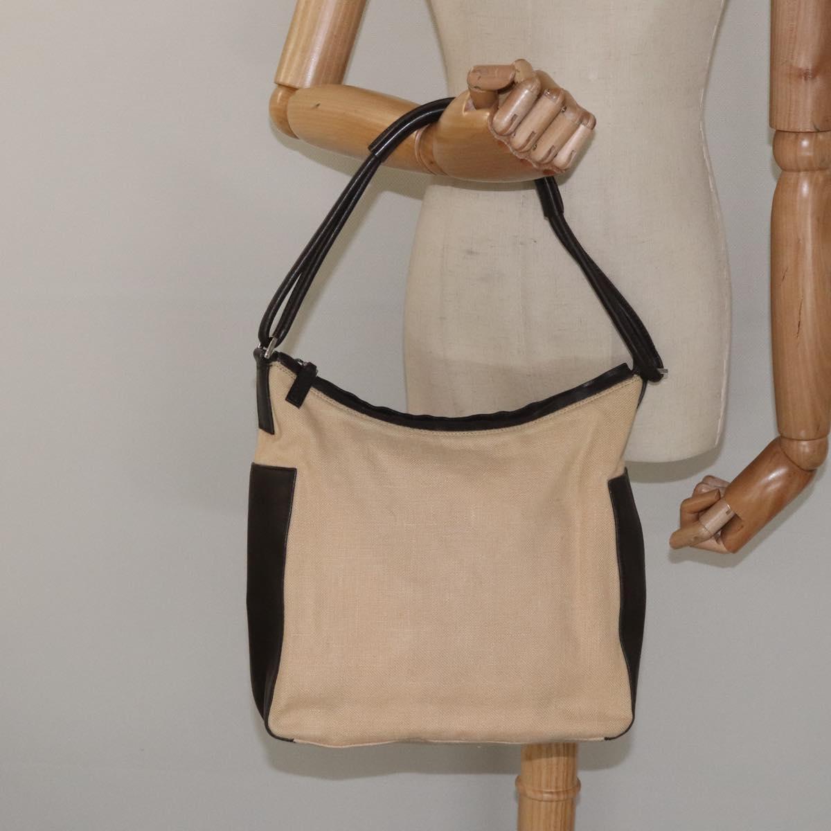 Gucci Beige Canvas Tote Bag (Pre-Owned)
