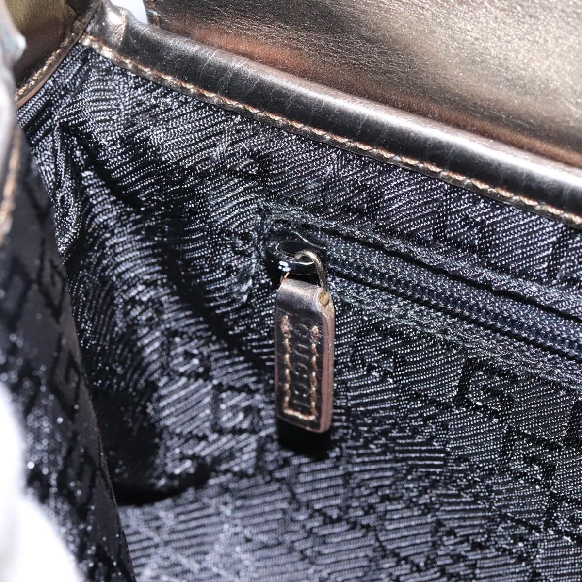 Gucci Jackie Vintage Gold Leather Shoulder Bag (Pre-Owned)
