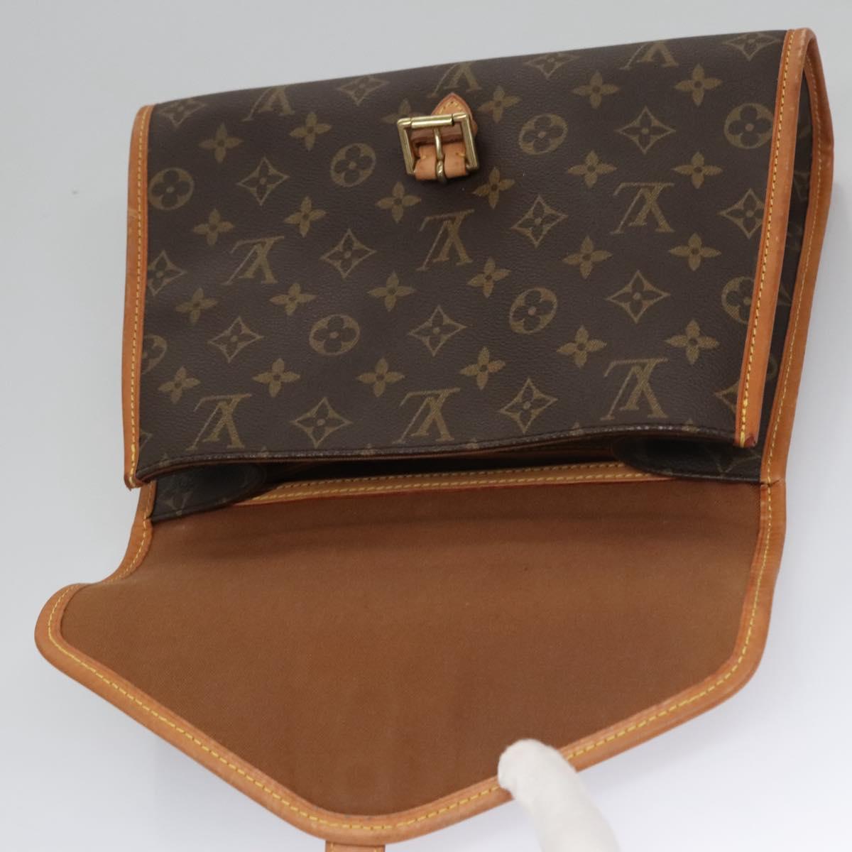 Louis Vuitton Bel Air Brown Canvas Briefcase Bag (Pre-Owned)