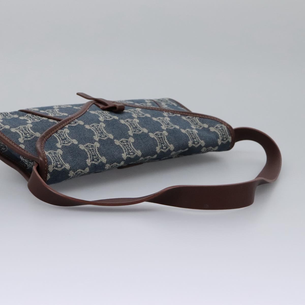 Céline Macadam Blue Denim - Jeans Shoulder Bag (Pre-Owned)