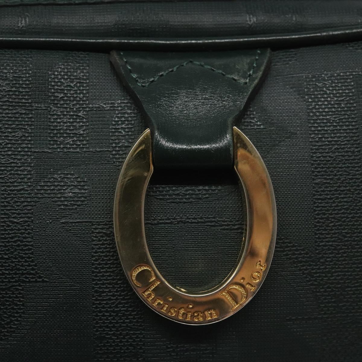 Dior Trotter Green Canvas Clutch Bag (Pre-Owned)