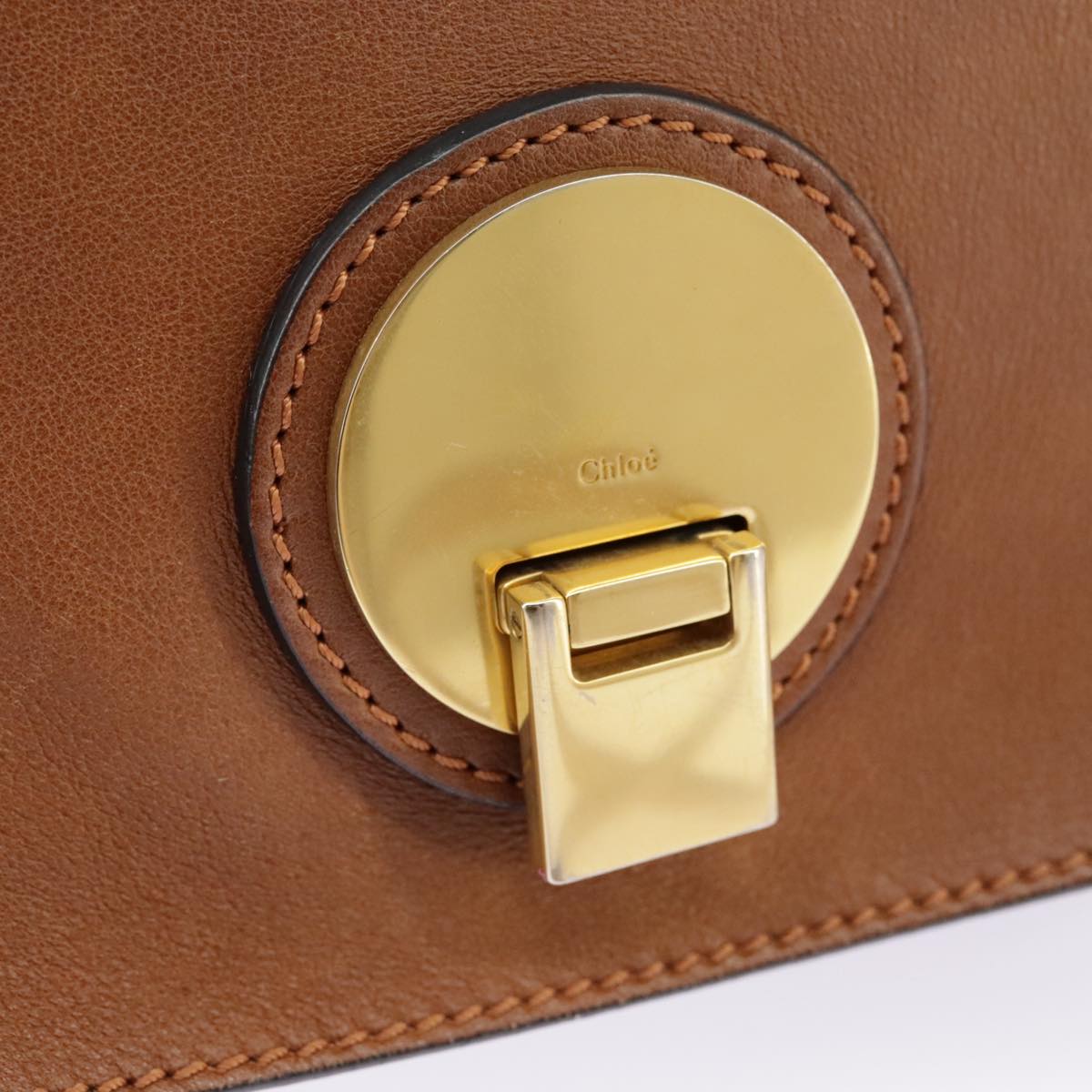 Chloé Indy Brown Leather Shoulder Bag (Pre-Owned)