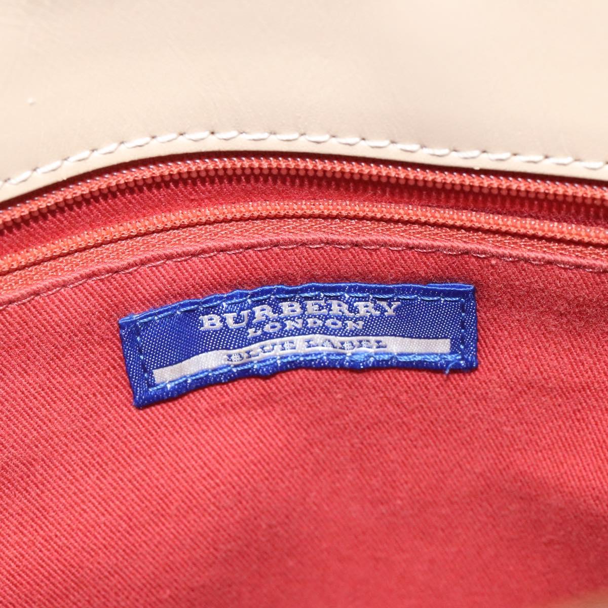 Burberry Nova Check Pink Canvas Tote Bag (Pre-Owned)