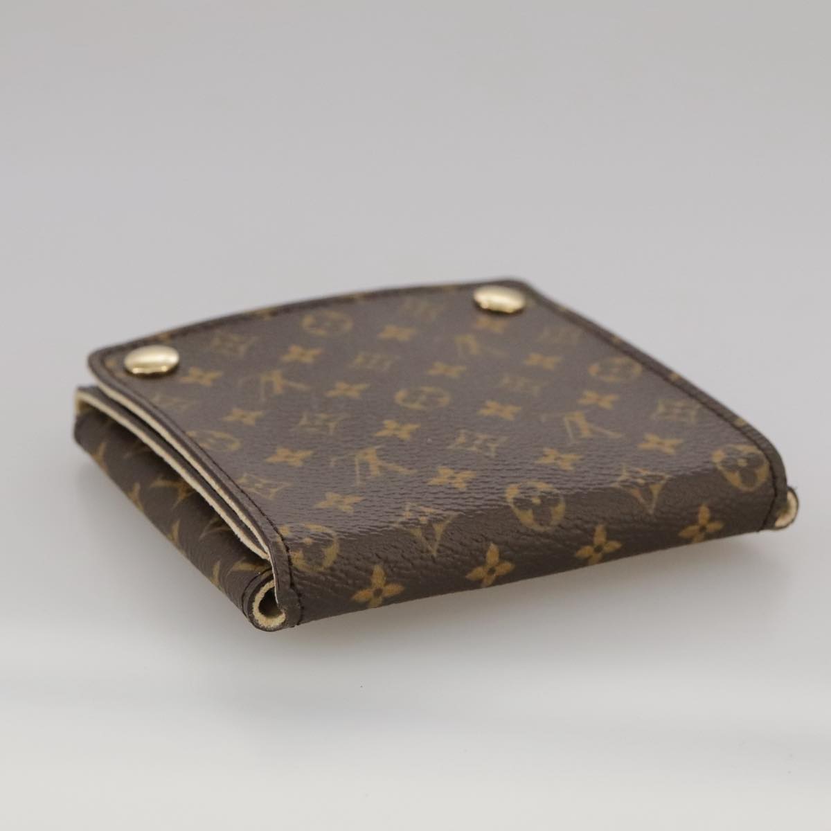 Louis Vuitton Earrings Brown Canvas Wallet (Pre-Owned)