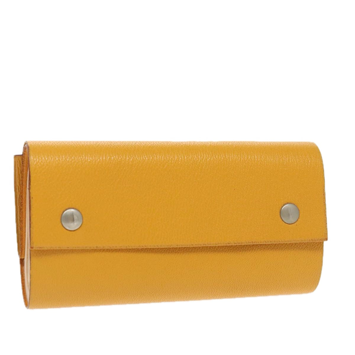 Hermès Yellow Leather Wallet (Pre-Owned)