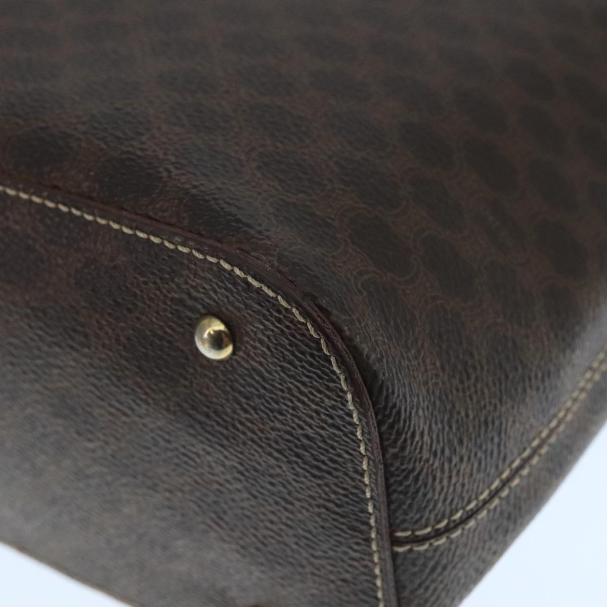 Céline Macadam Brown Canvas Handbag (Pre-Owned)