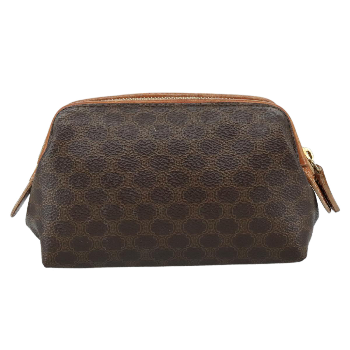 Céline Macadam Brown Canvas Clutch Bag (Pre-Owned)