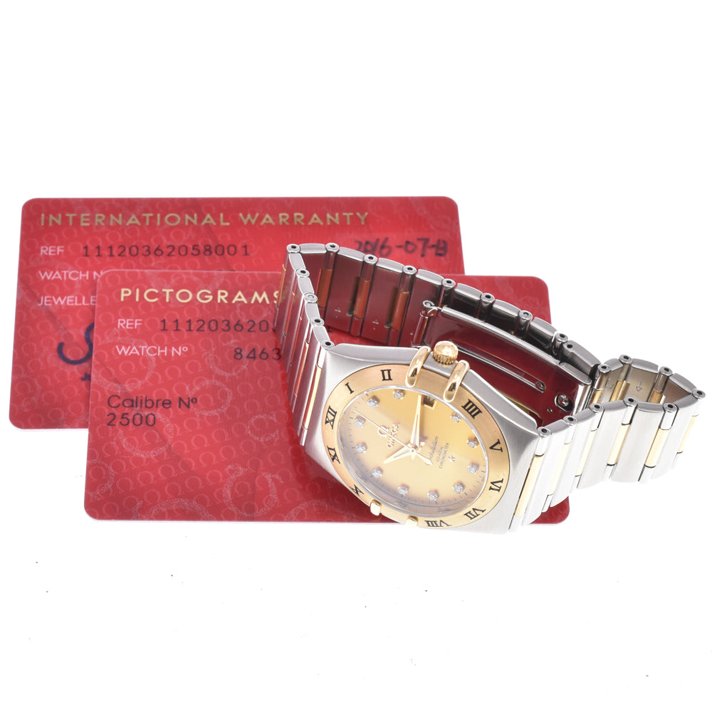 Omega Constellation Chronometer Co-Axial Automatic Stainless Steel And Yellow Gold Watch (Pre-Owned)