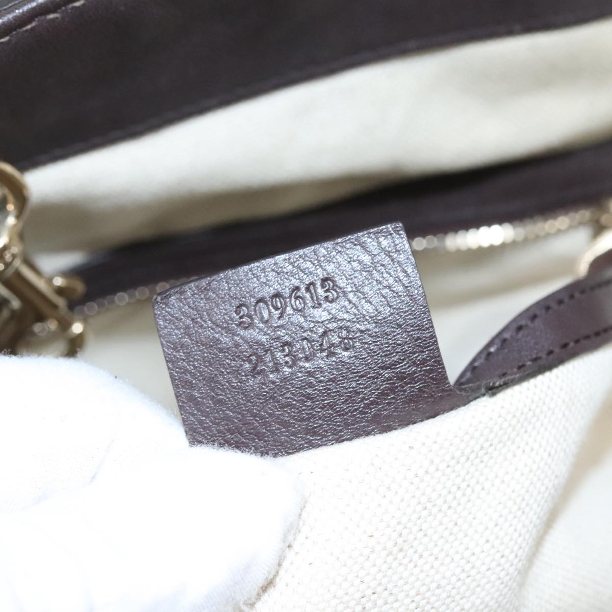 Gucci Gg Canvas Brown Canvas Tote Bag (Pre-Owned)
