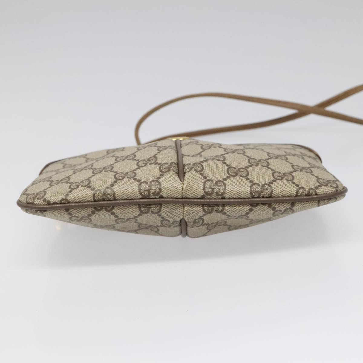 Gucci Ophidia Beige Canvas Shoulder Bag (Pre-Owned)