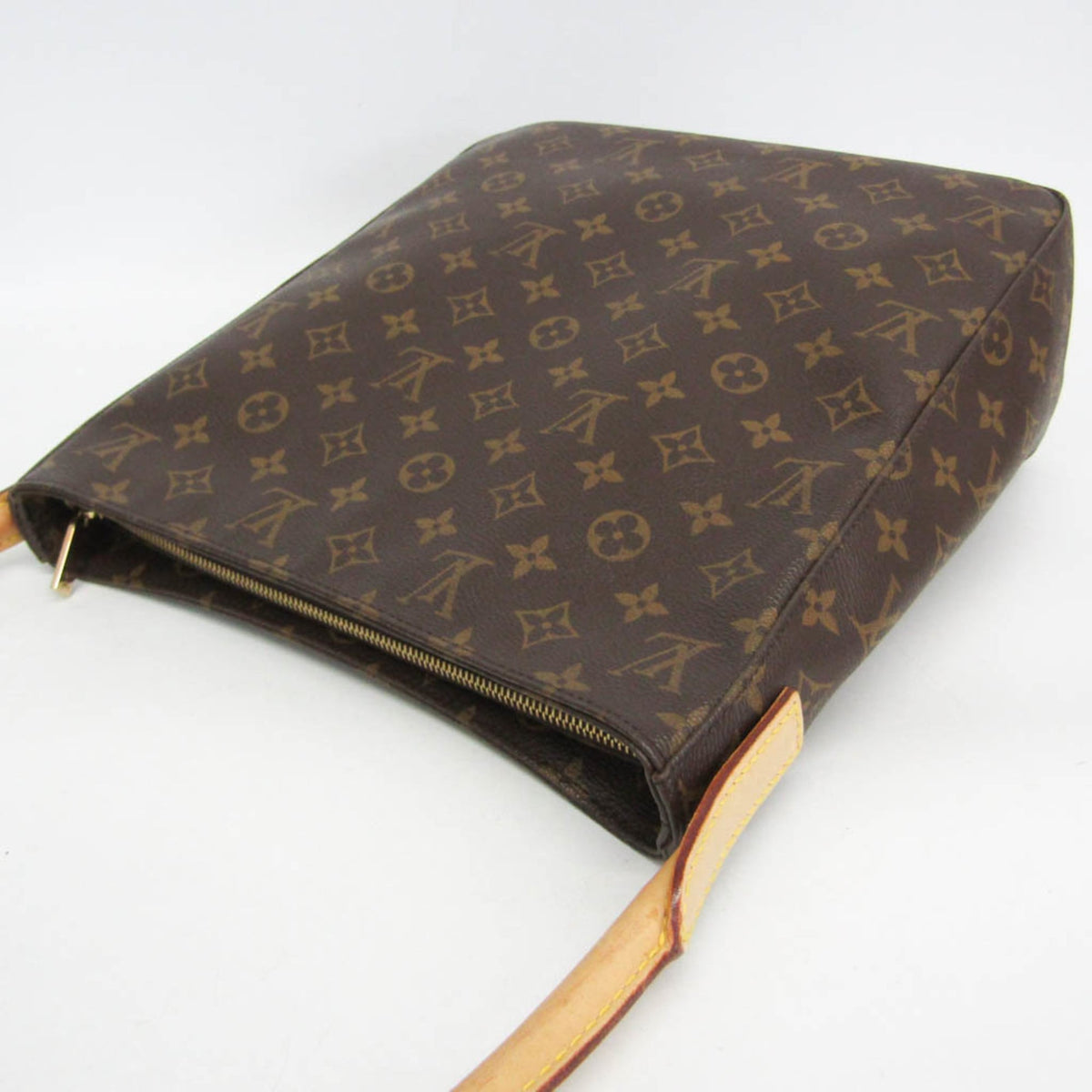 Louis Vuitton Looping Monogram Canvas Brown Canvas Handbag (Pre-Owned)