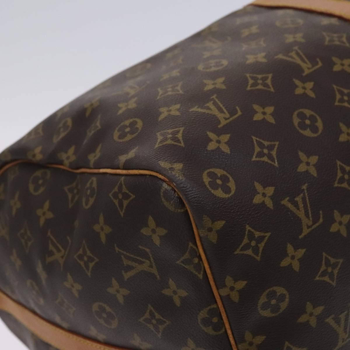 Louis Vuitton Keepall Bandoulière 60 Brown Canvas Travel Bag (Pre-Owned)