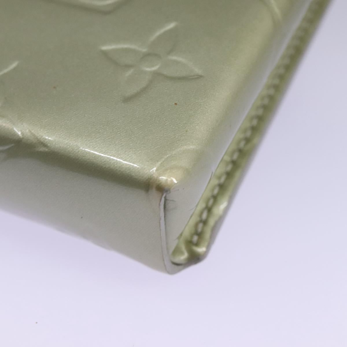Louis Vuitton Etuit À Cigarettes Green Patent Leather Wallet (Pre-Owned)