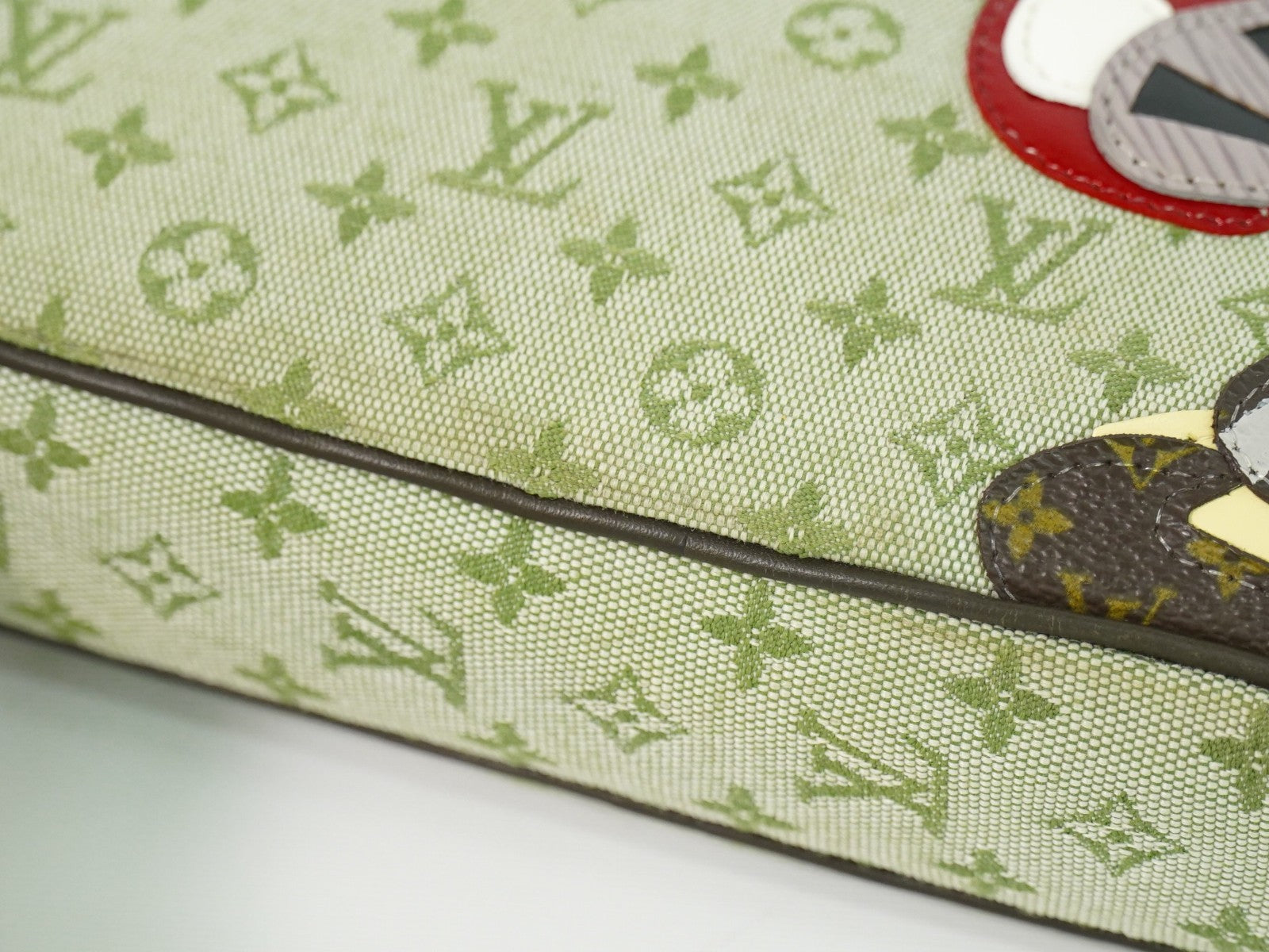 Louis Vuitton Conte De Fees Pochette Monogram Patchwork Khaki Canvas Shoulder Bag Bag (Pre-Owned)