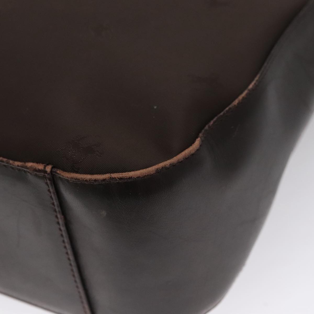 Burberry Brown Synthetic Shoulder Bag (Pre-Owned)